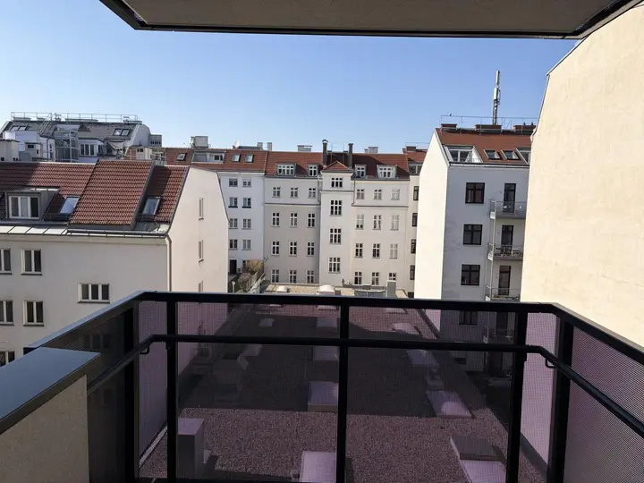 Ausblick Balkon