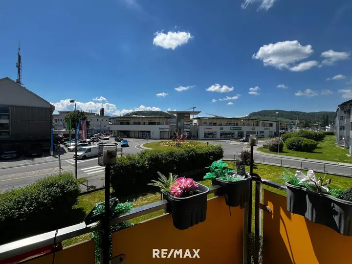 Ausblick Balkon
