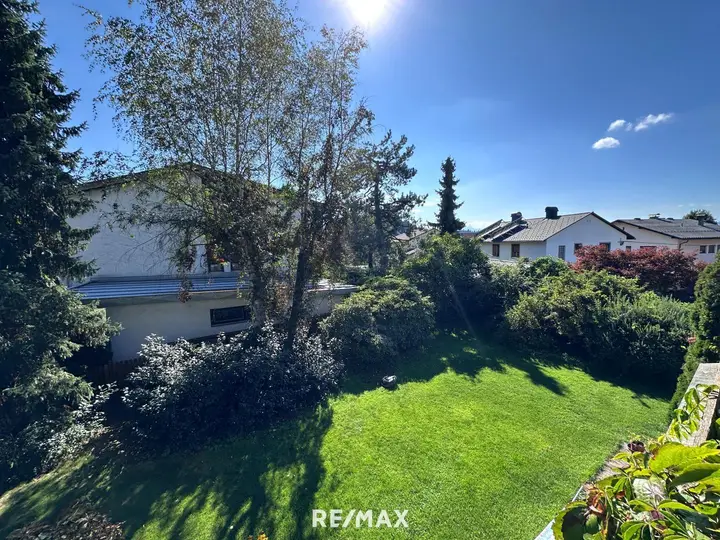 Blick vom Balkon