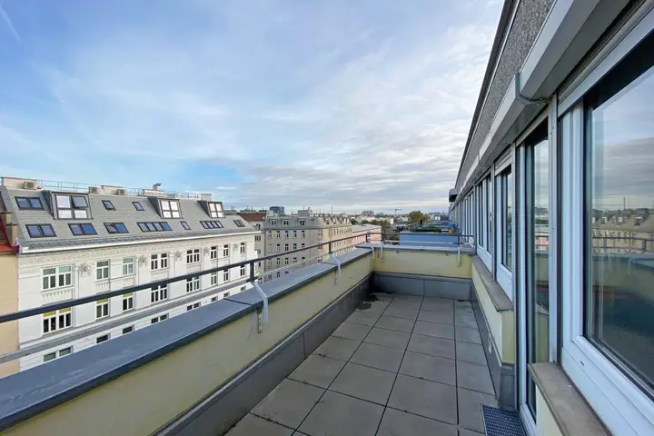 Balkon mit Aussicht Richtung Südosten