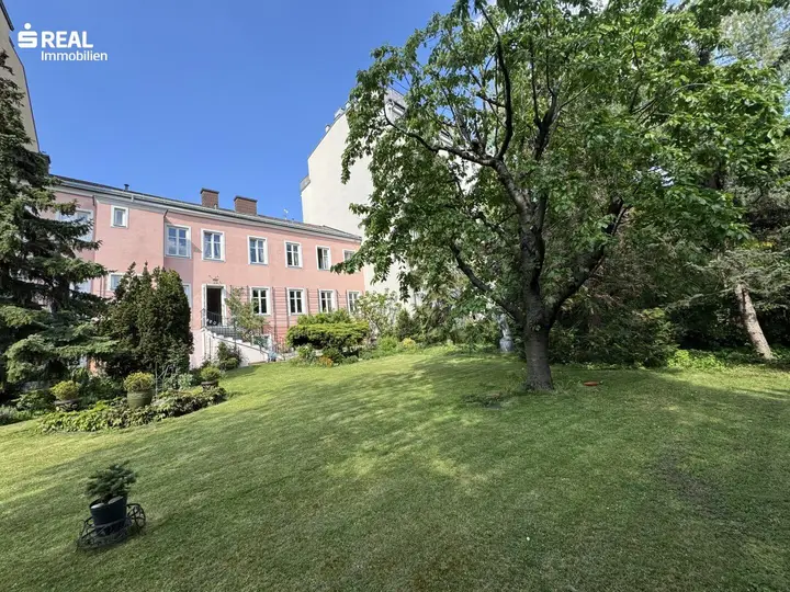 Hausansicht Garten
