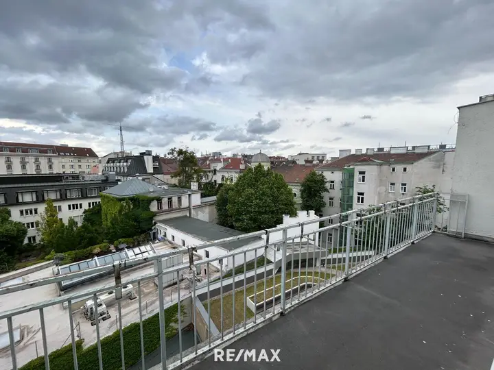Balkon mit Aussicht