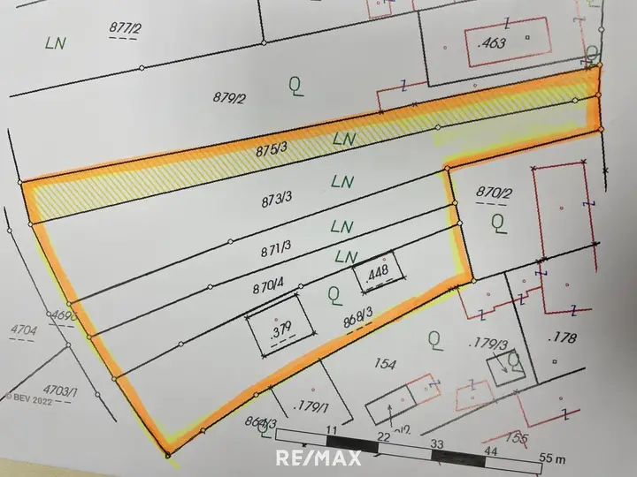 Lageplan Grundstücke