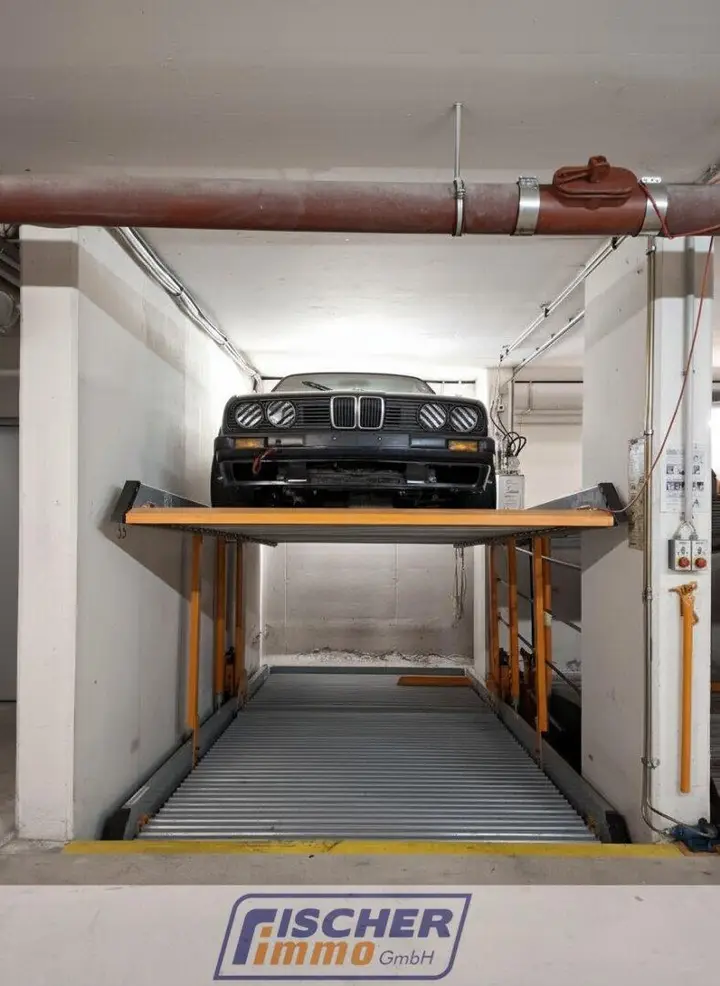 Garagenbox für 2 Fahrzeuge - unten und oben