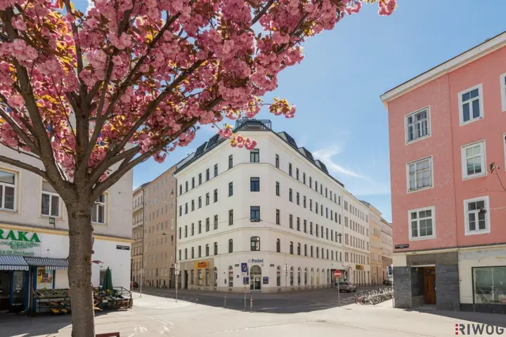 Sanierter Stilaltbau- Außenansicht