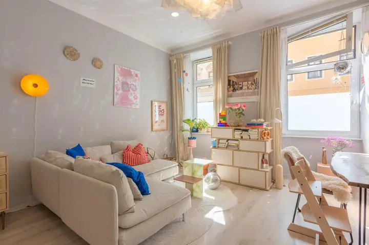 Helles Wohnzimmer