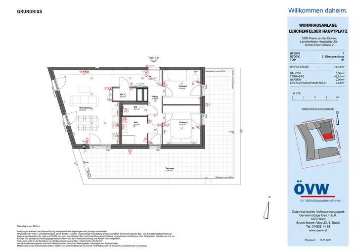 Wohnungsplan