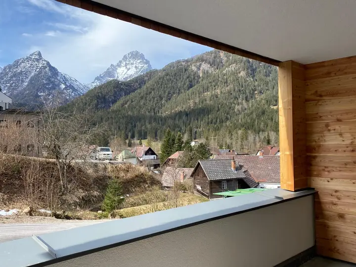 ETW Hinterstoder Terrasse Wohnung Beispiel