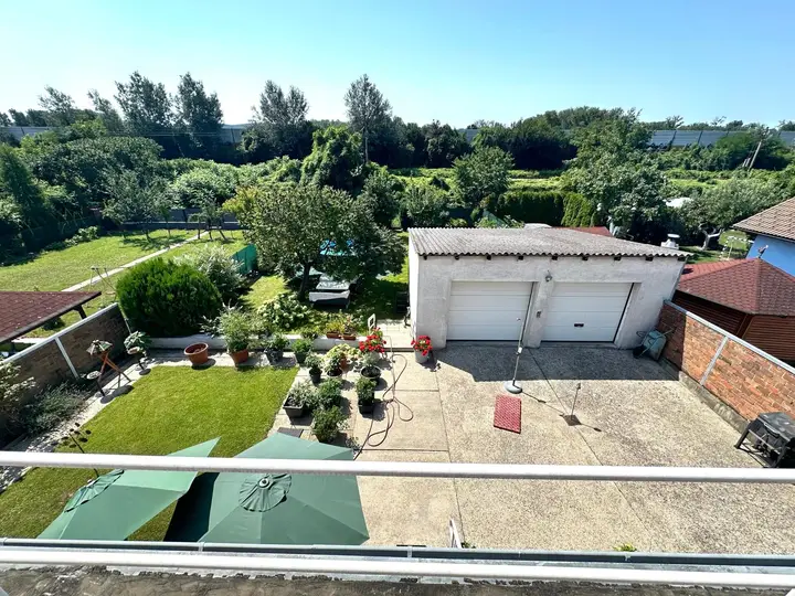 Toller Ausblick von der oberen Terrasse