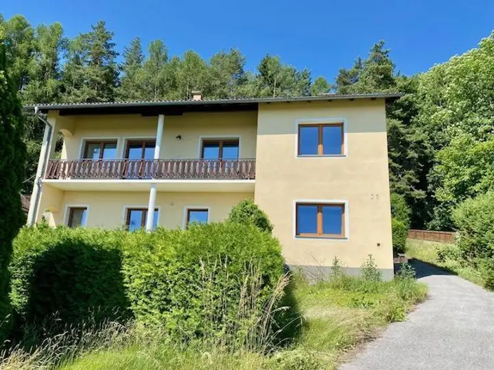 Gesamtfront und Auffahrt