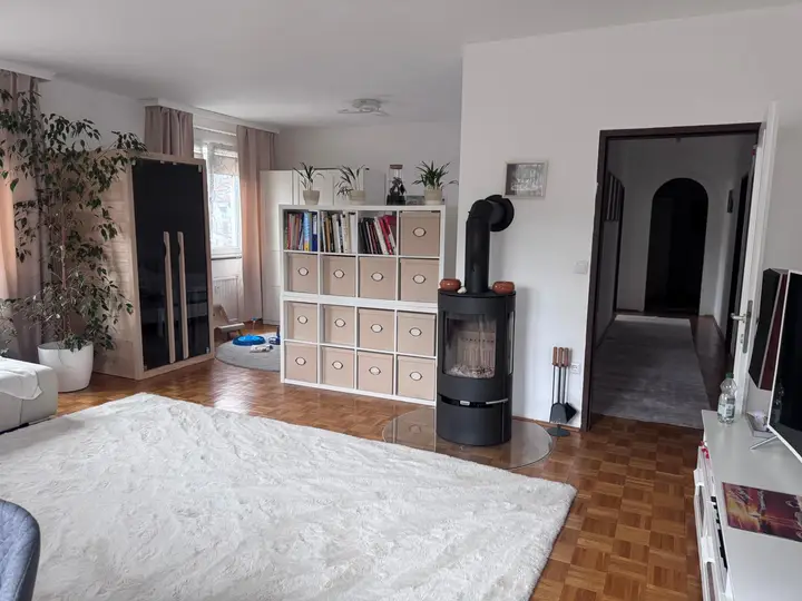 Wohnbereich mit Kamin