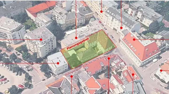 Luftbild Projektgebiet Baden
