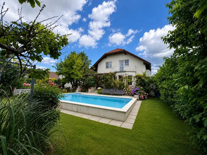 Pool, mit KI bearbeitet