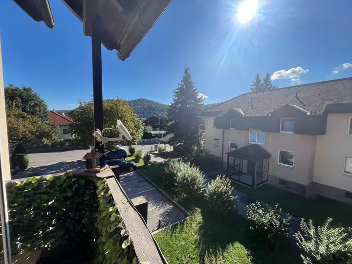 Ausblick Balkon