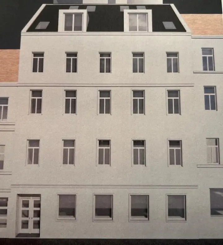 Hausansicht Vorderseite visualisiert