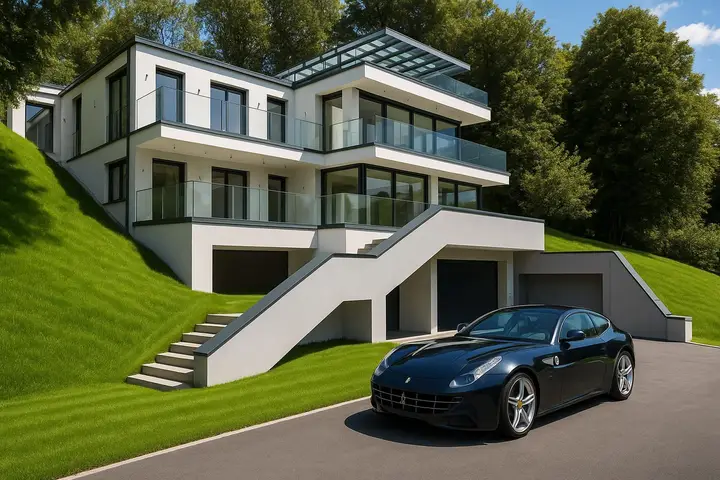 Mögliche Ansicht ihrer neuen Villa (Symbolfoto)