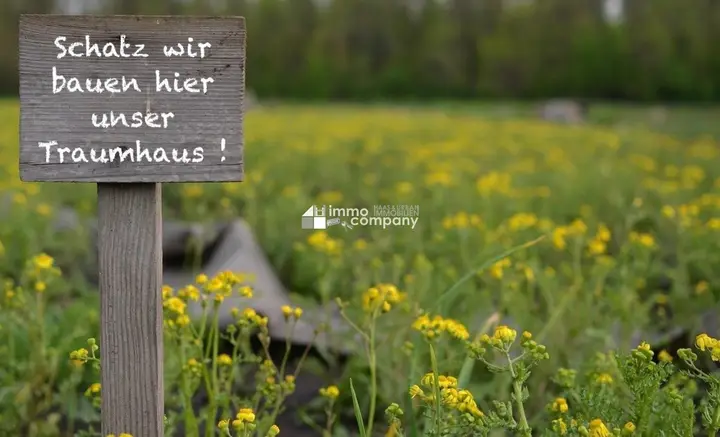 Schatz wir bauen hier unser Traumhaus !