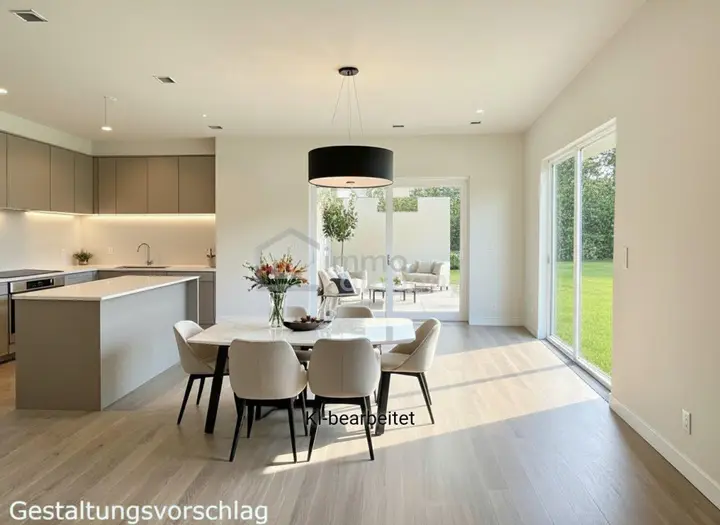 Wohnzimmer Vorschlag - mit KI erstellt