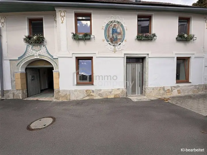 Teilansicht des Hauses