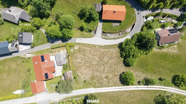 Grundstücksansicht von oben