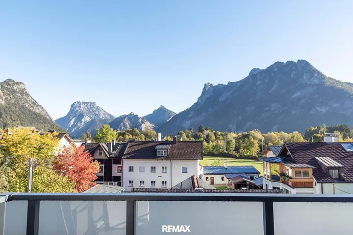 Gebirgsblick vom Balkon