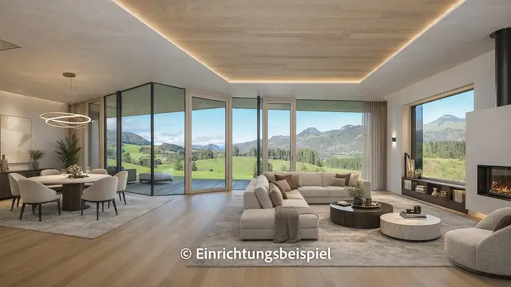 KITZIMMO-Luxusvilla mit Pool und Bergblick in Toplage kaufen - Immobilien Schwendt.