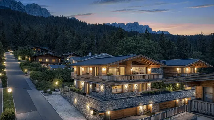 KITZIMMO-Neubau-Luxuschalet in Toplage kaufen - Immobilien Ellmau am Wilden Kaiser.