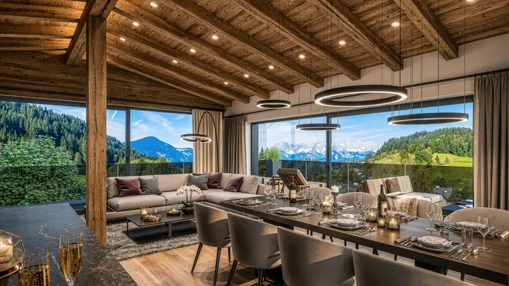 KITZIMMO-Luxus-Penthouse am Hahnenkamm kaufen - Immobilien Kitzbühel.-1