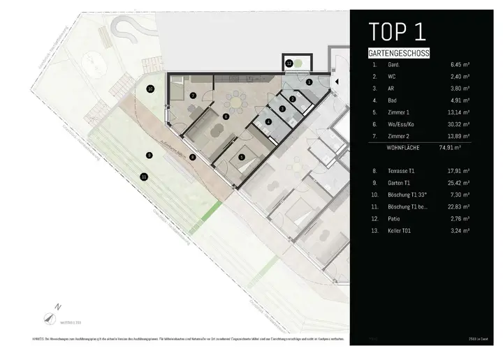 Grundriss Top 1