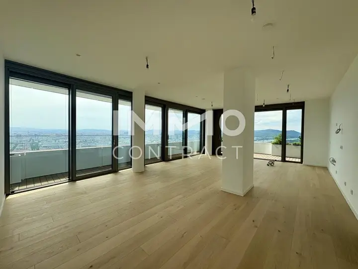 Wohn-Essbereich Richtung Kahlenberg