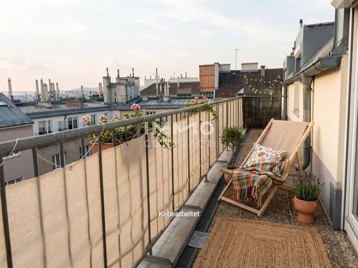 Terrasse mit KI bearbeitet