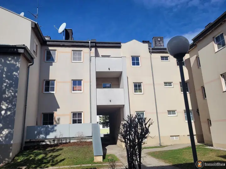 Blick zur Wohnung