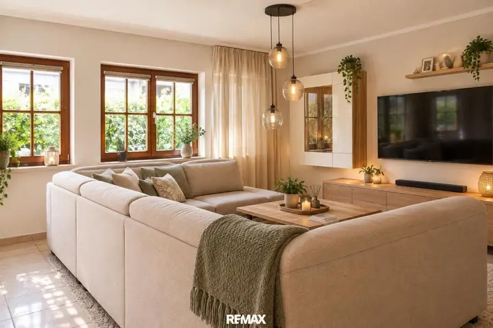 Wohnzimmer, AI MODIFIED