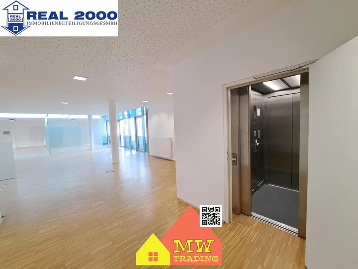 Lift direkt ins Büro