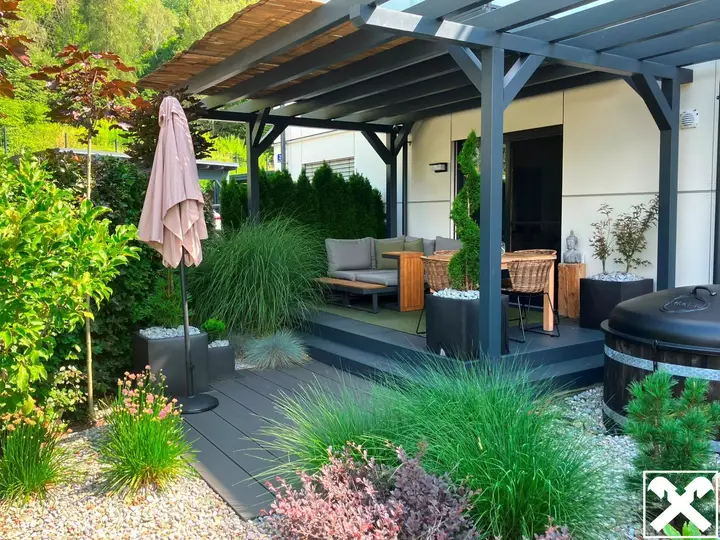 Terrasse mit Hot-Tub