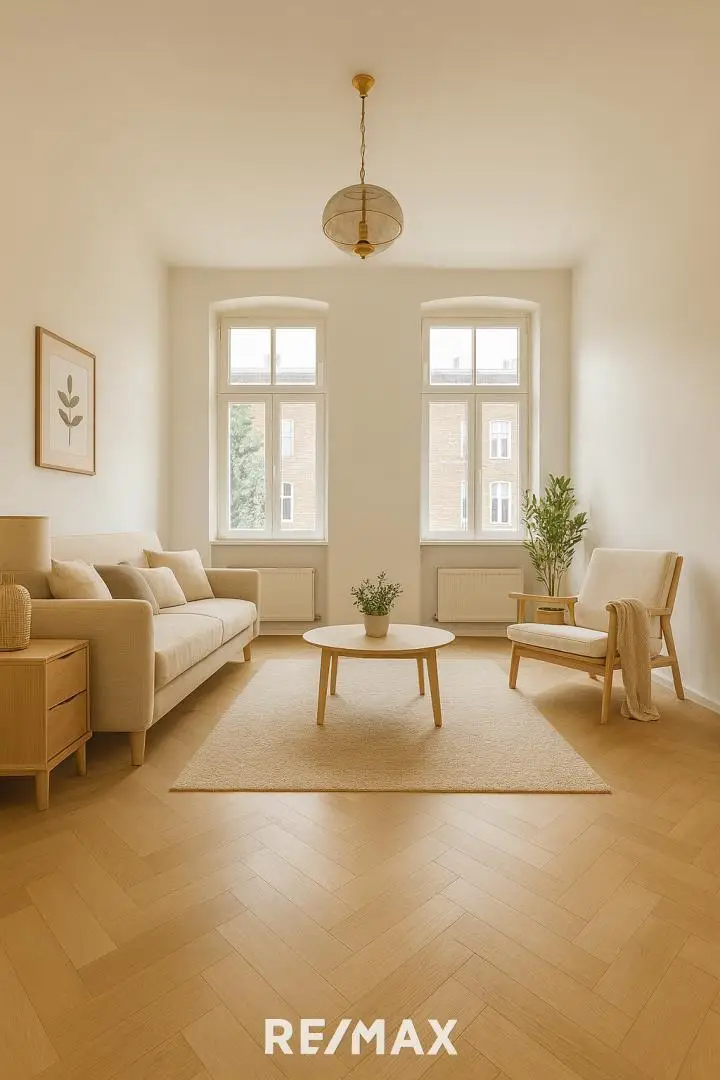 Rendering Wohnraum neu