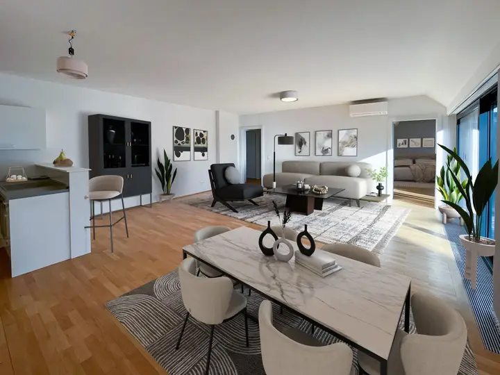 Rendering Wohnküche