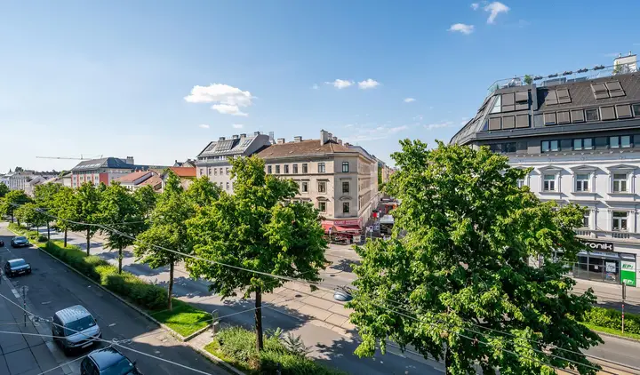 Aussicht Straßenseitig