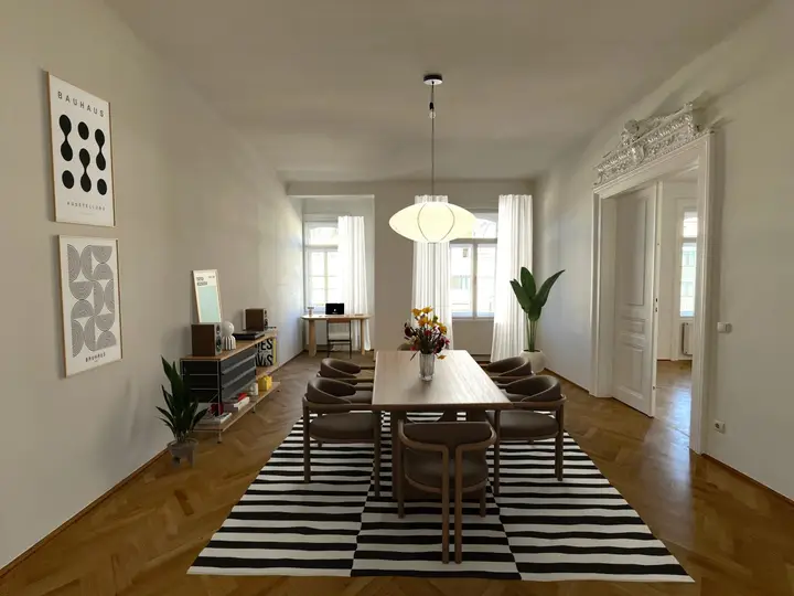 Esszimmer KI bearbeitet