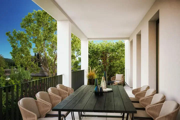 Architekturvisualisierung KBP INT TOP4 Terrasse