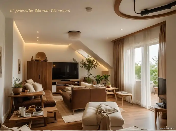 Wohnraum KI generiert