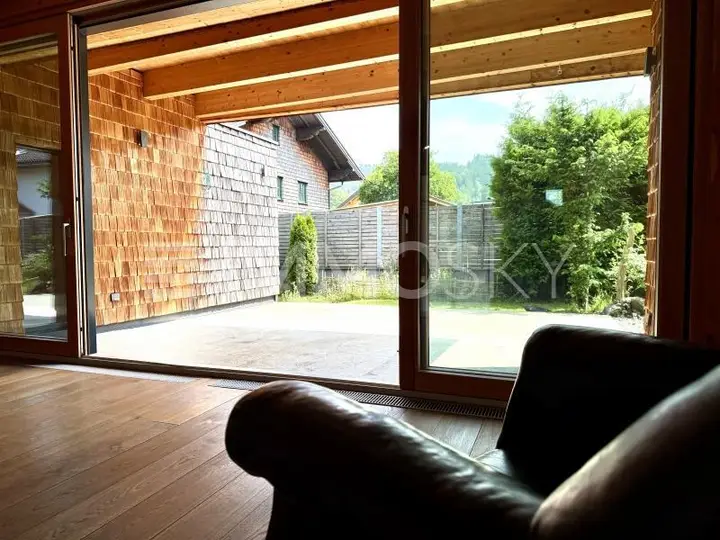 Blick auf Terrasse