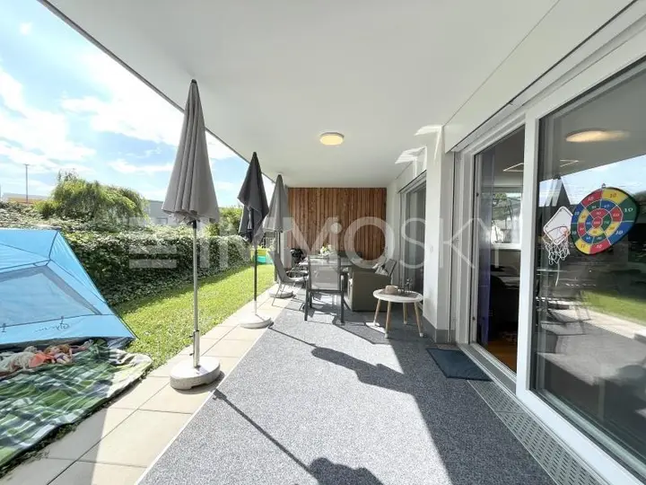 Überdachte Terrasse