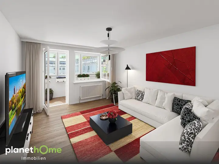 Homestaging Wohnzimmer