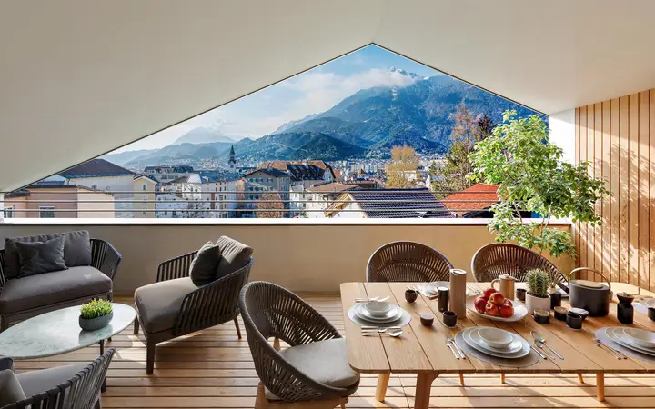 Weißgatterer Haus Burggasse DG Terrasse