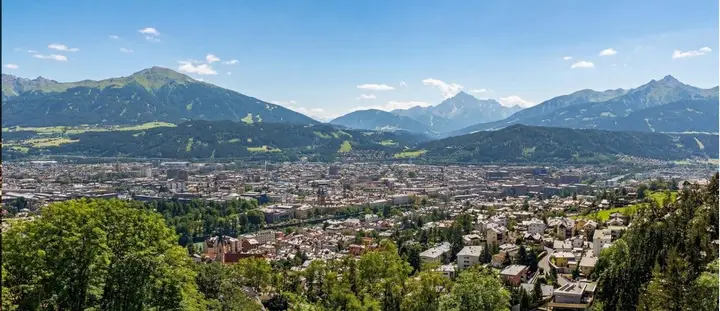 Panorama über Innsbruck