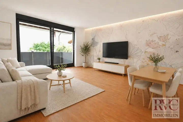 Wohnzimmer Möblierungsvorschlag AI