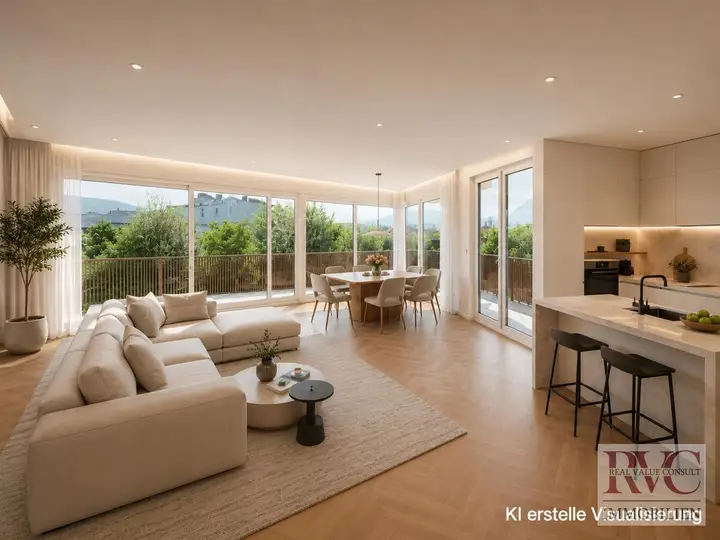 Wohnzimmer im Bellezza RVC Immobilien Salzburg Sven Hanisch