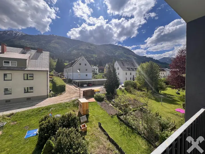 Ausblick von Balkon Richtung Südwesten