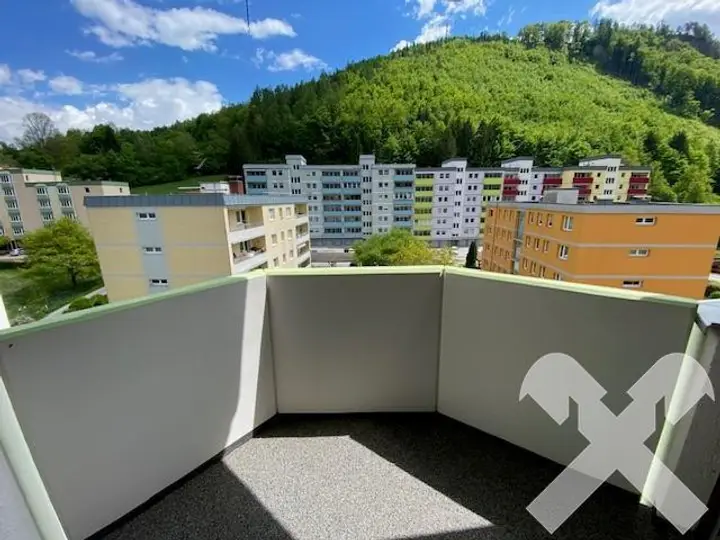 Aussicht vom Balkon